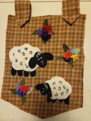 Wool sheep wall hanging Jul 14 9:30 AM - 4:00 PM