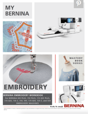 MADISON - BERNINA Machine Mastery - Embroidery Module 5, 7, & 8-Series Jun 17 10:30 AM - 4:00 PM