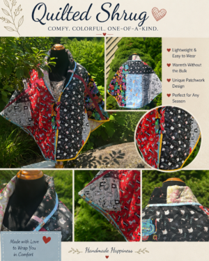 WAUKESHA - Quilted Hug Shrug Dec 12 12:00 PM - 4:00 PM